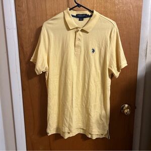 U.S. Polo Assn. Men's Polo Shirt in Soft Yellow